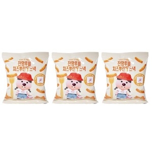 동화씨엔에프 잔망루피 치즈뿌린 떡볶이스낵 80g (3개)_이미지