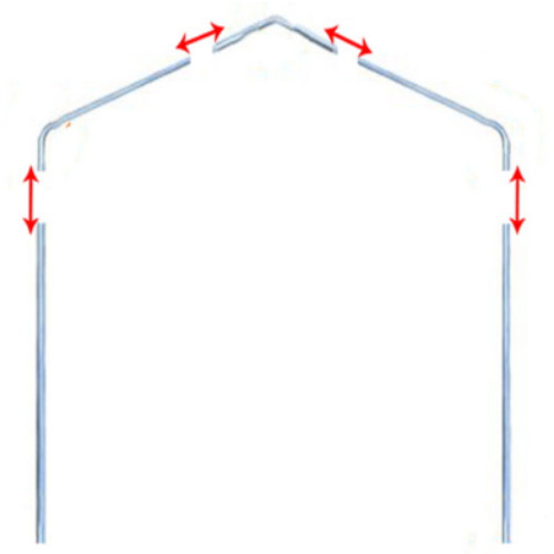 비닐하우스 조립식 지붕 활대 32mm용