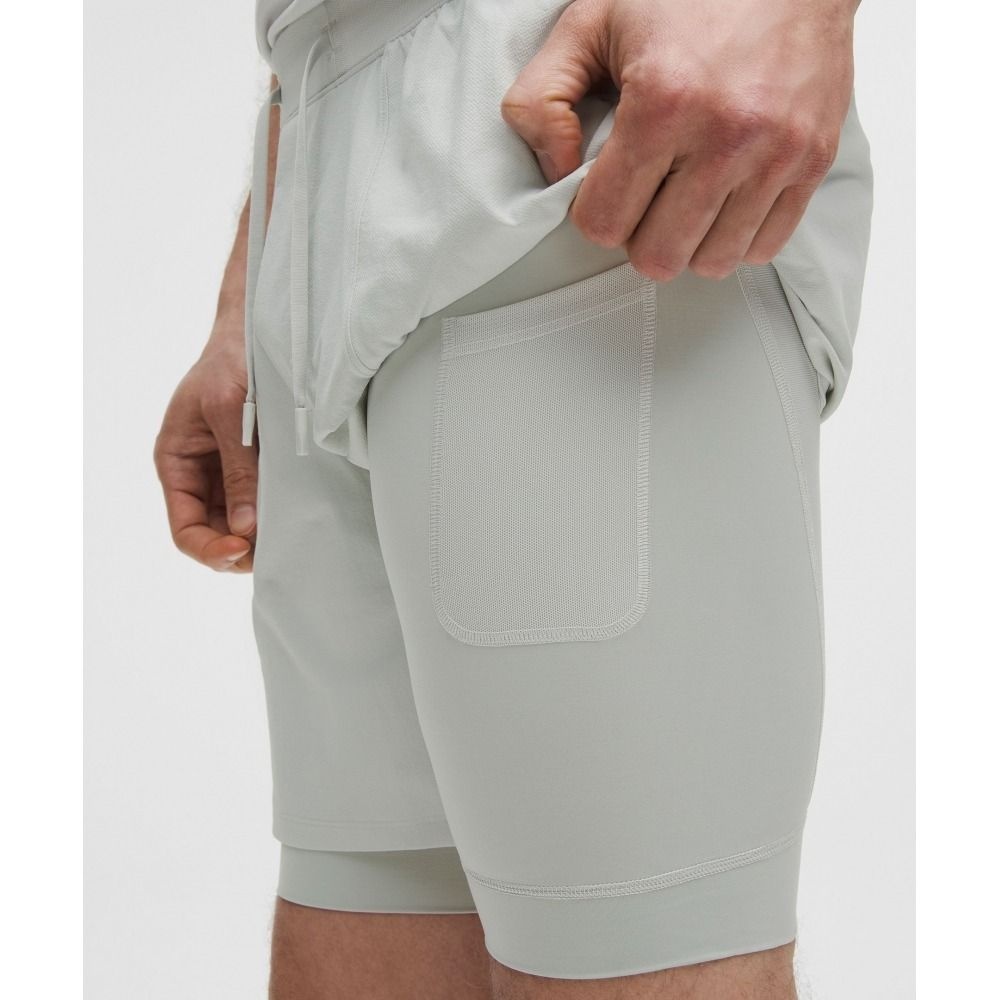 룰루레몬 LULULEMON 라이선스 투 트레인 라인드 쇼츠 7inch 업데이트 VPOR LM7BM7S-032894 274561_이미지