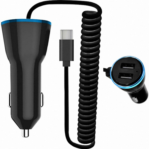 로제트월드 rozet C타입 USB 2포트 차량용 충전기 RX-6400_이미지
