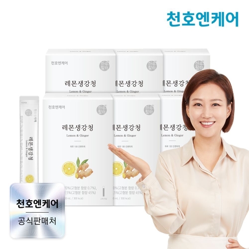 천호엔케어 레몬생강청 10ml 30포 (6개)
