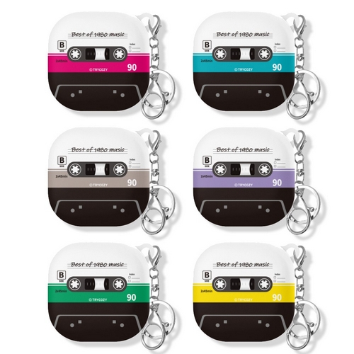 트라이코지 갤럭시 버즈2 프로 카세트테이프 케이스_이미지