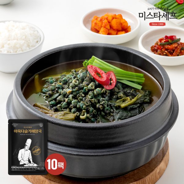 태종에프디 미스타셰프 아욱 다슬기 해장국 500g (10개)_이미지