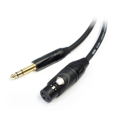 클로츠 XLR(암)-6.3mm(수) 고급형 오디오케이블(M2 AX3FB-QS3PB) [3m]