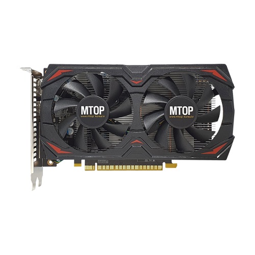 엠탑코리아 지포스 GTX1050 NEW D5 2GB 듀얼쿨러_이미지