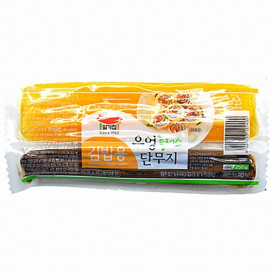 일미농수산 일가집 김밥용 우엉 플러스 단무지 250g이미지입니다. 누르면 해당 게시물로 새창이동합니다.