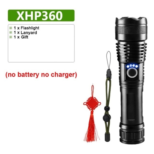슈퍼 600W 울트라 강력한 Led 손전등 전술 토치 Usb 충전식 플래시 라이트 18650 XHP360 캠핑 랜턴 방수 핸드 ..