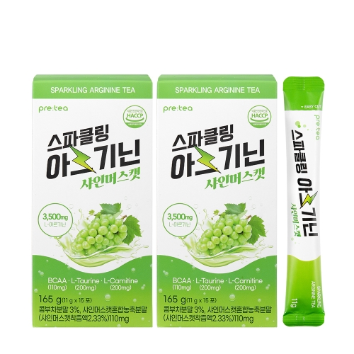 프리티 스파클링 아르기닌 푸룬 2개 30포 프로틴 콤부차