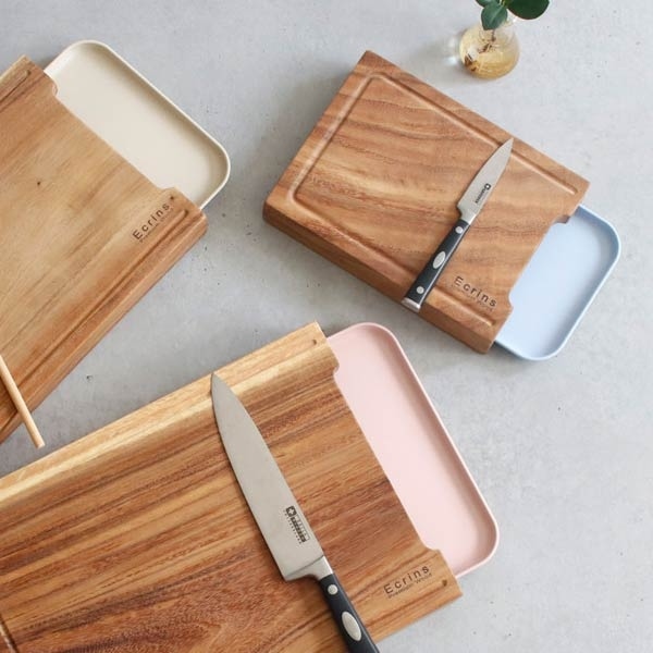 체리하우스 에크렌 서랍형 레인트리 도마