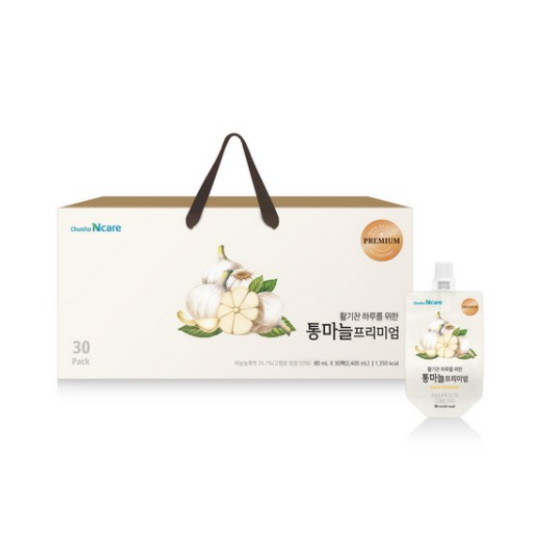 천호엔케어 통마늘진액 프리미엄 80ml 30포 (3개)