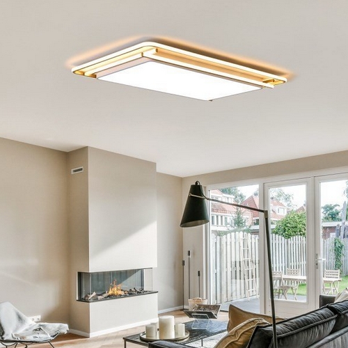 히트조명 LED 라운 스퀘어 거실등 200W