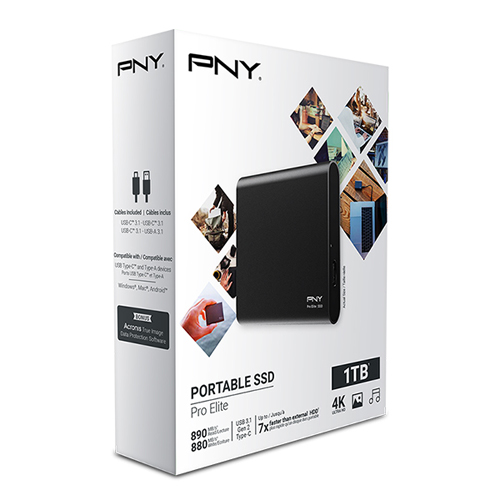 PNY CS2060 Pro Elite Portable SSD 해외구매 (1TB)_이미지
