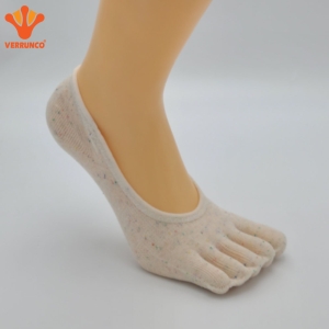 베룽코 타비 웹 페이크토 덧신 발목 미니 100순면 족발 발가락 무좀 양말 남자 여자 S 230-255 아이보리 돗트무늬_이미지