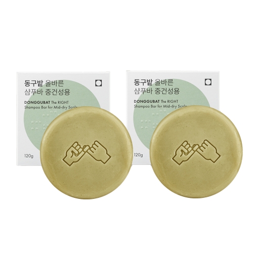 동구밭 올바른 샴푸바 중건성용 120g (2개)_이미지