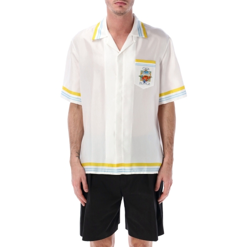 카사블랑카 CASABLANCA TENNIS LANDSCAPE S S 셔츠 MSS26SH0030404 T