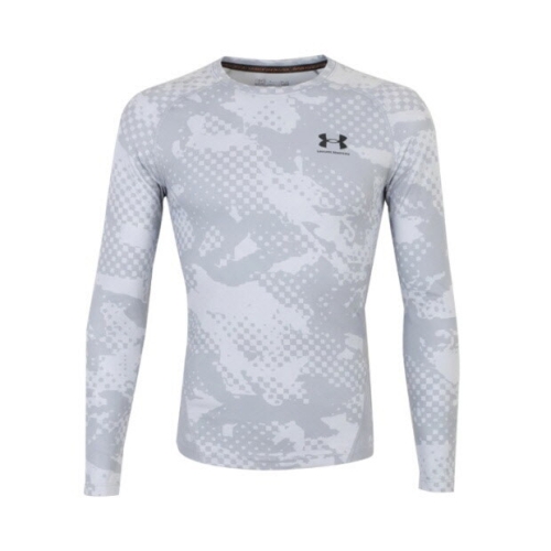 언더아머 M 긴팔티 DQC 6011049-011 UA HG Armour Comp Printed LS-GRY_이미지