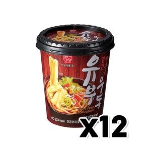 한일식품 본고장 얼큰한 유부우동 149.2g (12개)_이미지