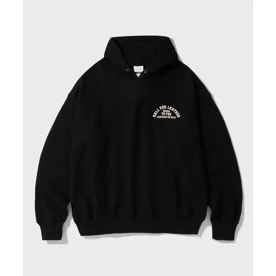 아웃스탠딩 MOT HOOD SWEAT HELL FOR 레더 BLACK 439895