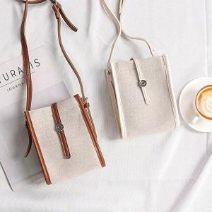 셀러허브 JHMM376V_51IL캔버스 미니 크로스백 데일리 세로가방_이미지