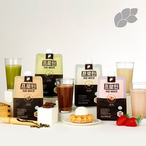 논앤밭위드 단백질쉐이크 프로틴 귀리 쉐이크 딸기맛 30g X10봉