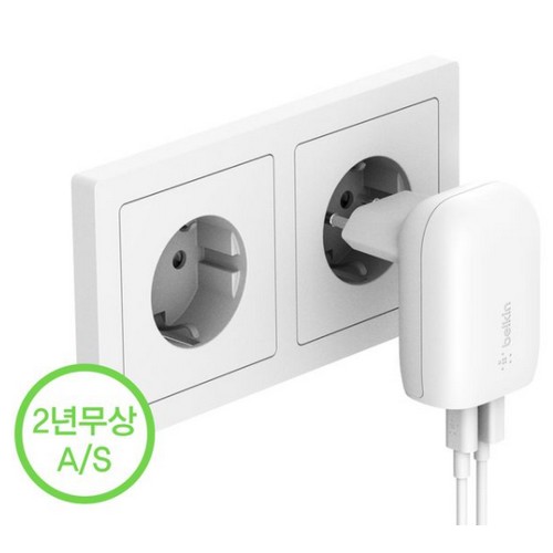 벨킨 부스트업 PD 32W 2포트 충전기 WCB004kr_이미지