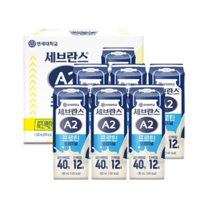 연세우유 세브란스 A2 프로틴 오리지널 190ml (6개)