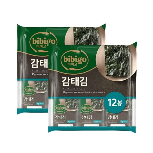 CJ제일제당 비비고 감태김 4g (24개)_이미지