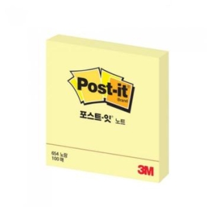 3M 포스트잇 모음 점착식 메모지 654 메모노트 S9278237_이미지