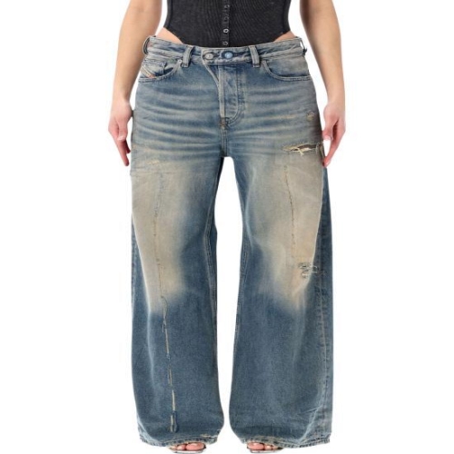 디젤 1996 D Sire 와이드 레그 디스트레스드 진 A0692509N29 01 T