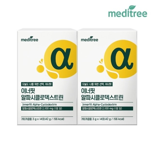 메디트리 이너핏 알파시클로덱스트린 14포 (2개)