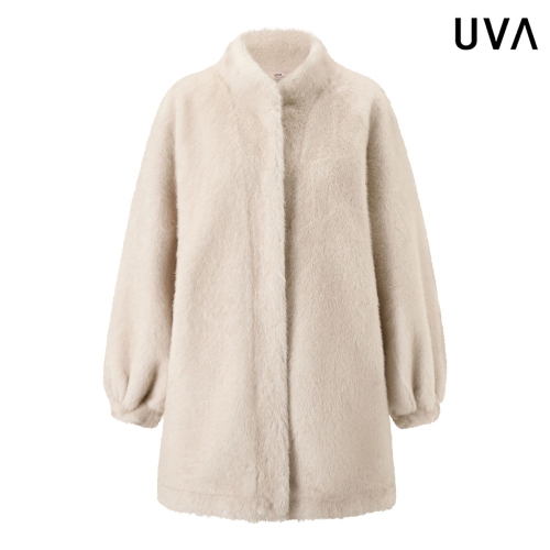 진도 우바(UVA) UVA 래글런 페이크 퍼 하프 포켓 자켓 UP4JK004L0