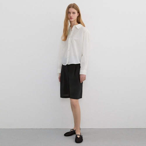 인동에프엔 리스트 여성 원 턱 버뮤다 팬츠 TWWSPP62050