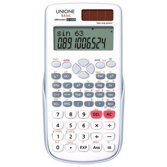 유니원 ㅤUC-400M 공학용 계산기 (1개)_이미지