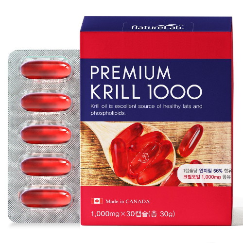 네이처랩 프리미엄 크릴오일 1000mg 30캡슐 (3개)_이미지