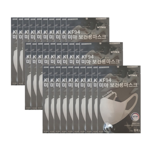 미마 보건용마스크 KF94 대형 (30매)_이미지