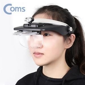 컴스마트 헤드랜턴돋보기 겸용돋보기 캡형 확대경 렌즈 <b>루페</b> 4개 BIWA023E1