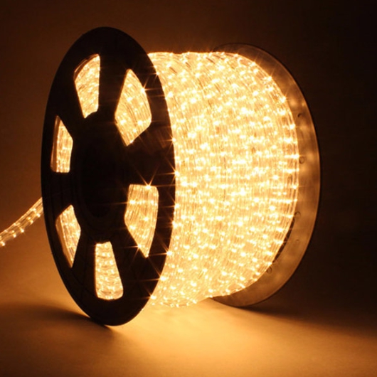 퍼스트LED LED 사각 논네온 전구색 줄조명 줄네온 50M