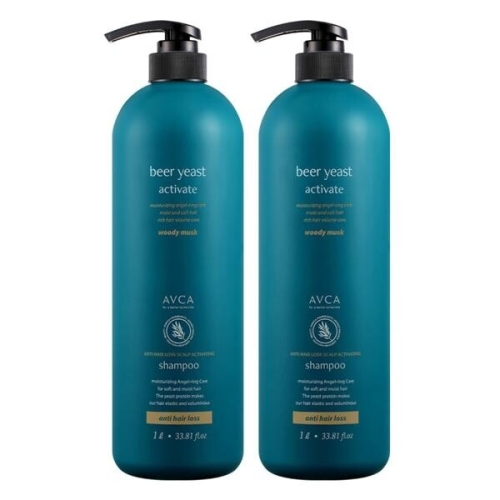 아브카 맥주효모 두피케어 탈모 샴푸 우디머스크 1000ml (2개)_이미지