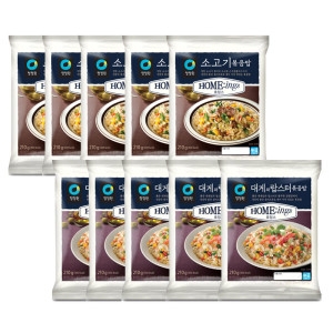 대상 청정원 호밍스 소고기볶음밥 x 5개 + 대게와랍스터볶음밥 x 5개