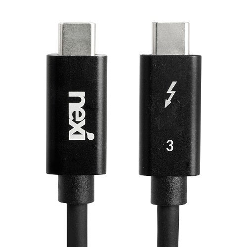 리버네트워크 NEXI 썬더볼트3 C to C타입 패시브 케이블 (0.5m)_이미지