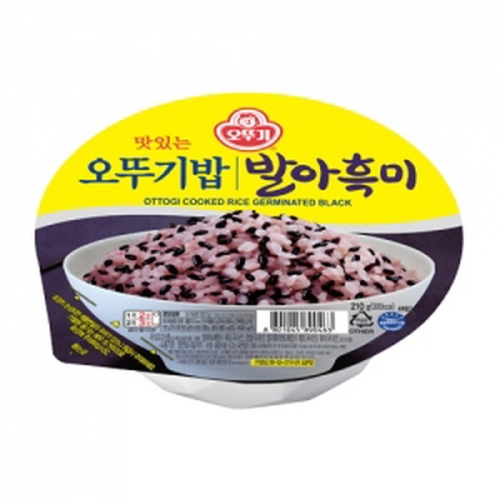 오뚜기 맛있는 오뚜기밥 발아흑미 210g (7개)_이미지