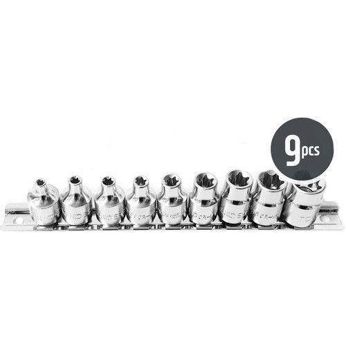 도쿠 3/8인치 별비트 E타입 복스알 세트 86200S (9pcs)