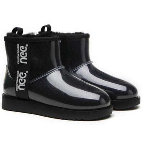 에버어그 클리어 미니 양털부츠 AS3031 (블랙)_이미지