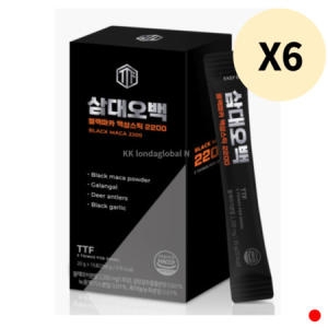 뉴트리커먼 삼대오백 블랙마카 액상스틱 2200 15포 (6개)_이미지