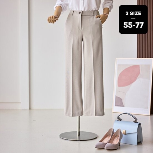 커스텀에이블 베스트 허리 텐션 일자 슬랙스_T2501PT007A