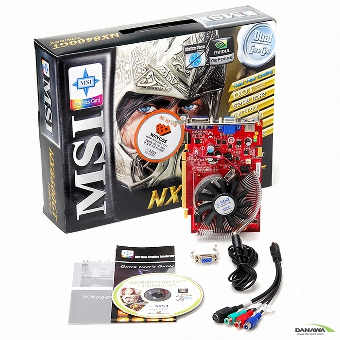 MSI ������ 8600GT NX8600GT-TD512EZ 512MB �߸� �����ڽ�