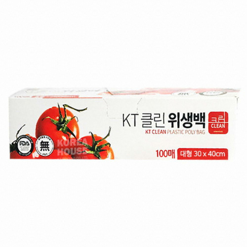 KT 클린 위생백 대 30x40cm 100매 (5개(500매))