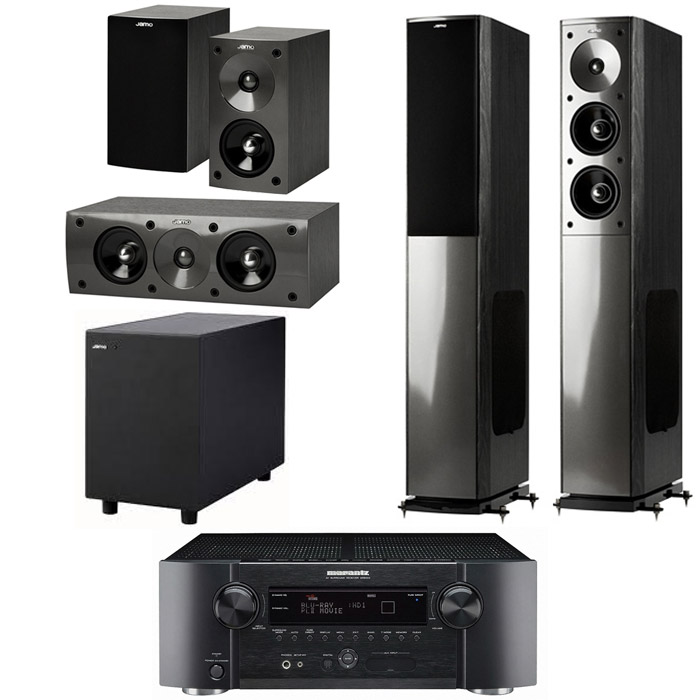 야모 S606 5.1채널 + 마란츠 AV리시버 (SR5004, SUB-200)