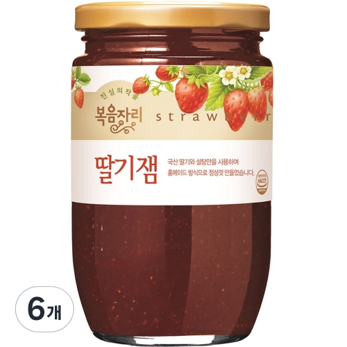 딸기잼 500g 6개
