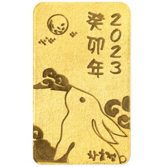 뽀르띠 계묘년 토끼띠 골드바 1g_이미지